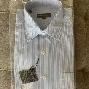 NWT Robert Talbott Blue Striped Button Down!